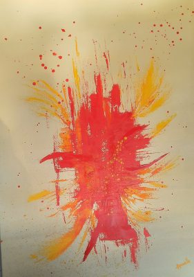 Huile au couteau  Format 50 x70