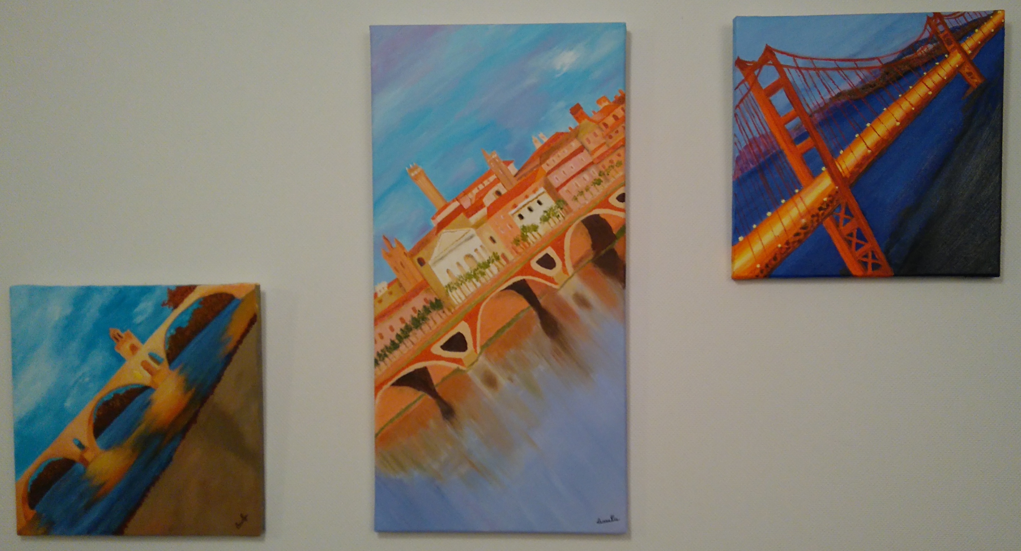 Triptyque huile