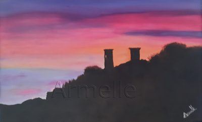 Format : 22 X 35 Huile au pinceau  