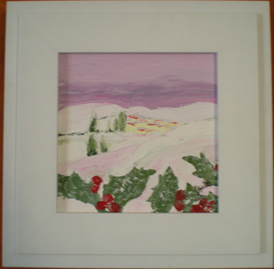 Peinture au couteau : format 20x20