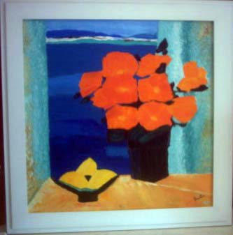 Peinture au couteau : format 60x60