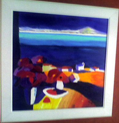 Peinture au couteau : format 50x50